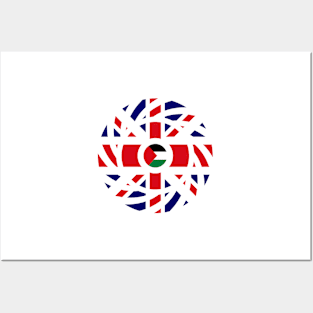 British Palestinian Multinational Patriot Flag Series Posters and Art